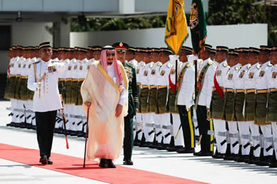 King Salman in Indonesia